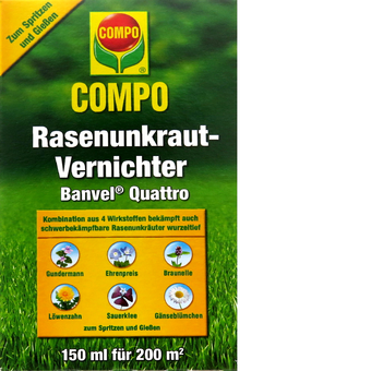 Compo Rasenunkraut-Vernichter Banvel Quattro