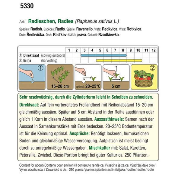Radieschen BIO "Flamboyant 2": Bild 2/2 Radieschen BIO "Flamboyant 2": Bild 2/2