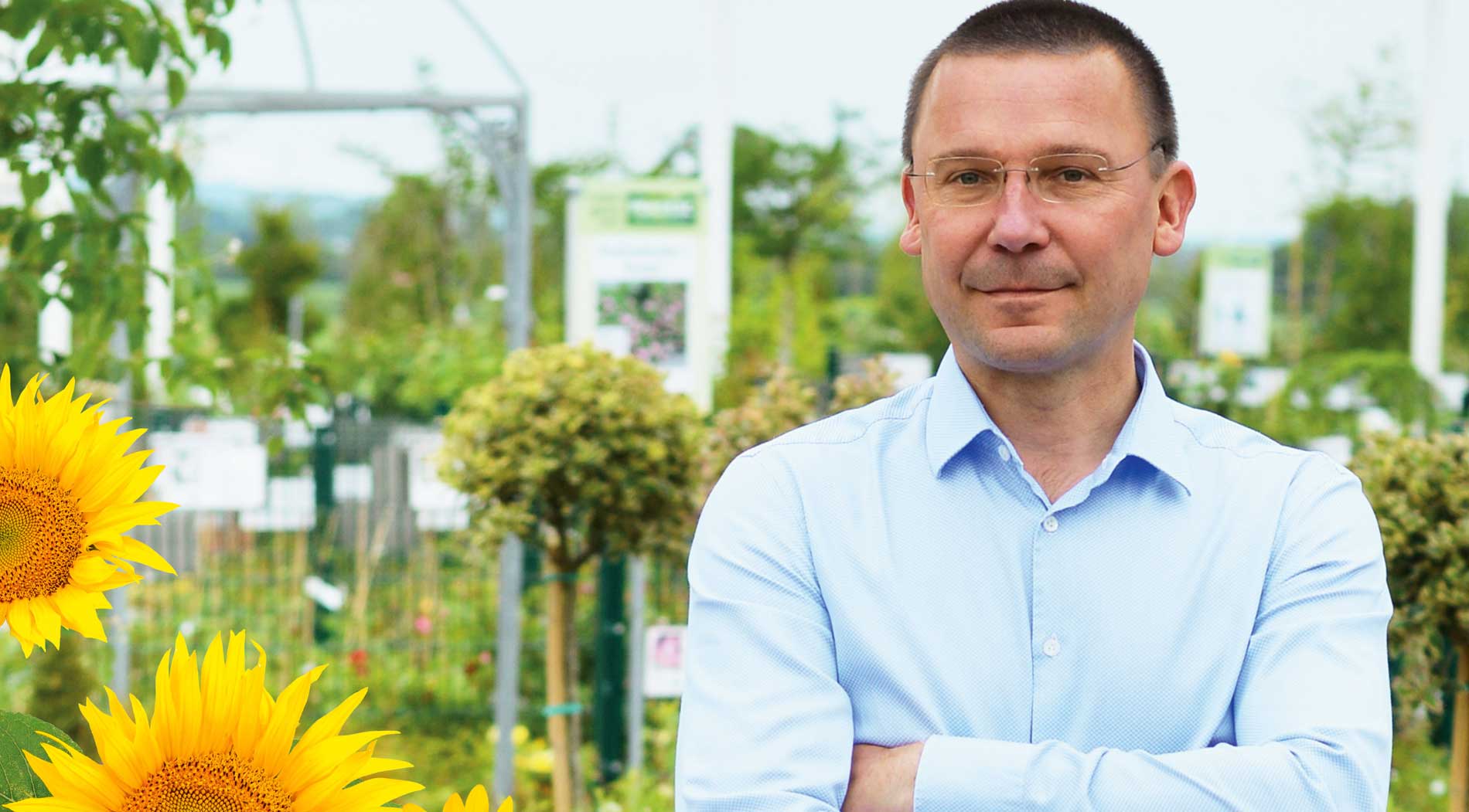 Wolfgang Praskac, Inhaber und Geschäftsführer der Praskac Pflanzenland GmbH